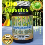 Uña Una de Gato Cat's Claw Unicaria Tomentosa 100% Natural Peruvian 100 Capsules